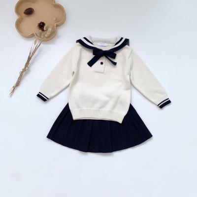 China 2021 elsali baby sweater solid design bow anti-pilling knitted baby sweaters high stretch cardigan preppy soft sweater jacket new baby sweaters for sale