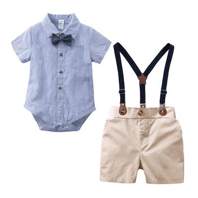 China Anti-wrinkle spring and summer baby boy gentleman multi style suit little boy British style sets kids boys clothing two-piece set for sale