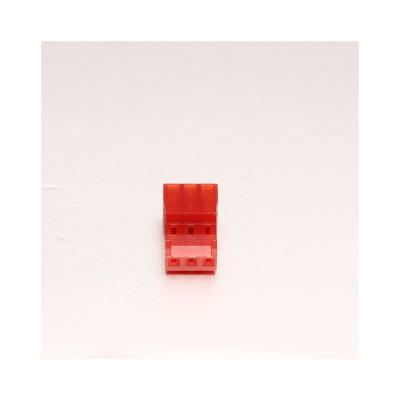 China Red Power 3P 2.54mm IDC Female Connectors For AMP/TE Pitch 2.54mm Female Connector for sale