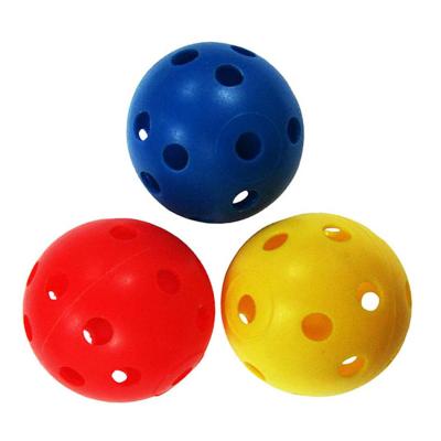 China New Design 40 Hole USAPA Professional Training Durable Plastic Custom Cavity Mini 40 Hole PP/PE/EVA Plastic Pickleball Ball for sale