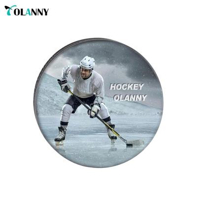 China New Design Cheap Rubber Durable Hockey Ball Professional ODM Ice Hockey for sale