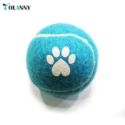 China Outdoor Felt With ODM Rubber Factory Direct Lovely Light Blue Core Mini Tennis Ball for sale