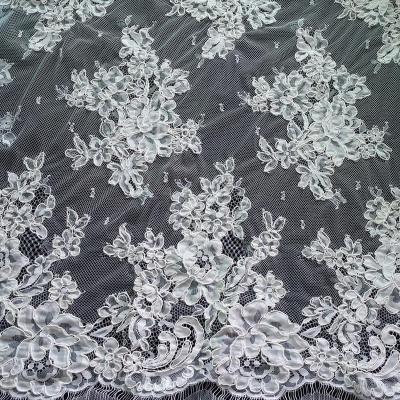 China Viable Top French Net Lace Supplier High Quality French Lace With Tying for sale