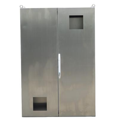 China Home appliances ISO9001 factory direct price stainless steel sheet metal processing machinery and equipment assembly double door metal cabinet for sale