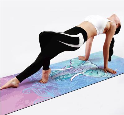 China Twinsis Wholesale Manufacturing Natural Rubber Thick Yoga Mat Non Slip Printed Eco Friendly Yoga Mat Custom Made for sale