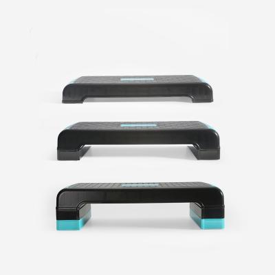 China Custom Logo Gym Equipment Adjustable Exercise Bodybuilding Fitness Bench Fitness Step Aerobic Step Board for sale