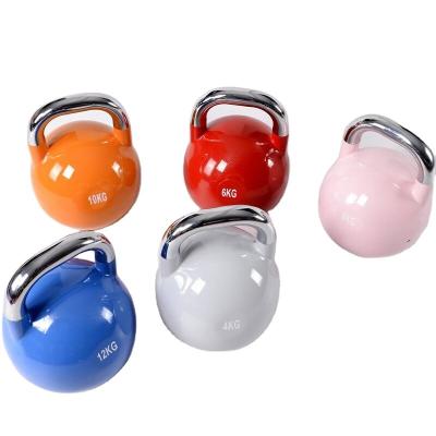 China New Durable Portable Multicolor Steel Sport Weight Colorful Competition Kettlebell for sale