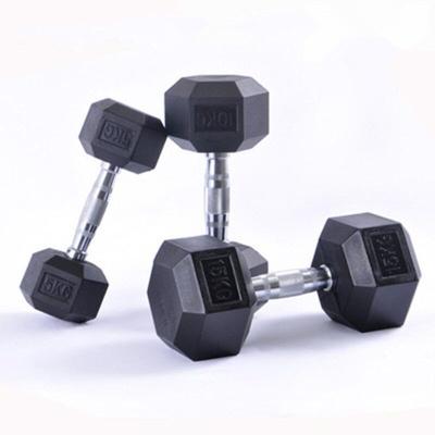 China Durable Wholesale Custom Gym Fitness Hex Dumbbell Set Sports Equipment Barbell Dumbbells for sale