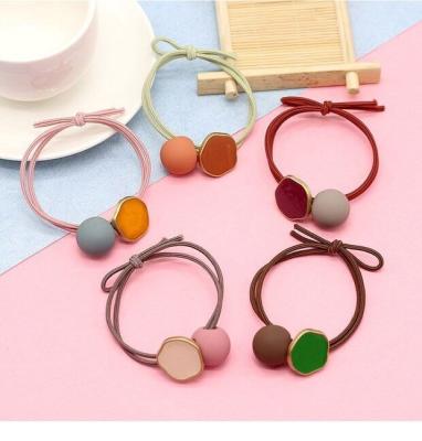 China Simple concise women's hair band novel and fashionable elastic, beautiful colorful ball headwear ladies headwear manufacturers sell well for sale