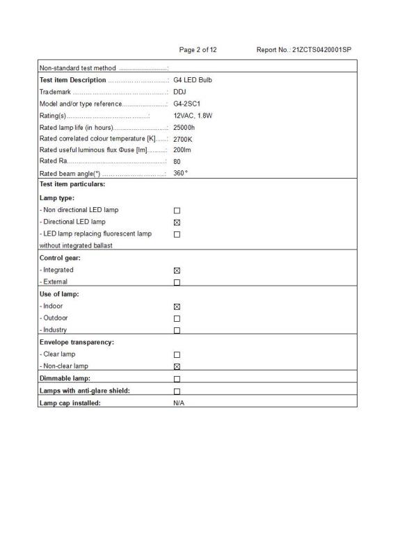 EU Organic Certificate - Shenzhen Dadangjia Lighting Company Limited