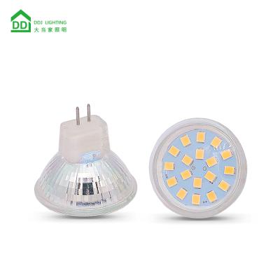 China LED Base Light Housing 3W MR11 GU4 Spot Light 12VAC/DC 2700k/4000k/6000k LED Glass Spot LED Bulbs for sale