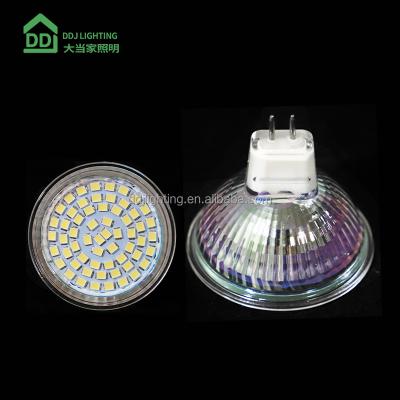 China Replacement 50/60W Halogen 5w 450 lumens ACDC12V 3000k white/6000k mr16 indoor warm cool white LED spot bulbs for sale