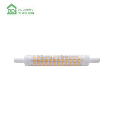 China AC 120V 230V 10W 20W Dimmable 2835SMD R7S 118mm LED High Lumen 360 Degree 10W Aluminum INDOOR LIGHTING Light Bulbs for sale