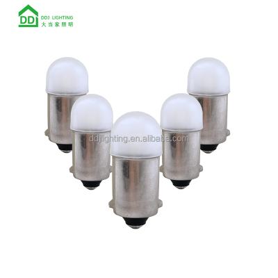 China Auto light PC milky cover 12V AC/DC ba9s led interio bulb for pinball machine T10 E10 Ba9s LED indicator light for sale