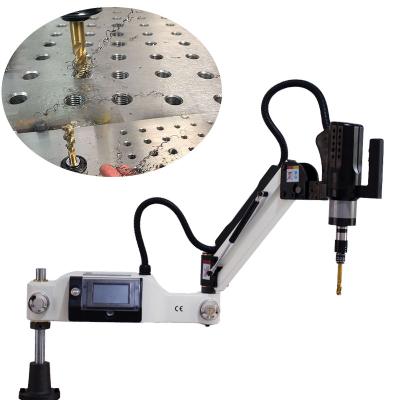 China Aluminum Flexible Arm CNC Electric Tapping Machine M3-M12 Pneumatic Universal Automatic Electric Tapping Machine for sale