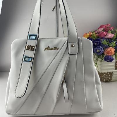 China PU New Arrival Fashion Women Bag PU Leather Handbags 4 Zipper Large Capacity Shoulder Bags Casual Tote Bag for sale