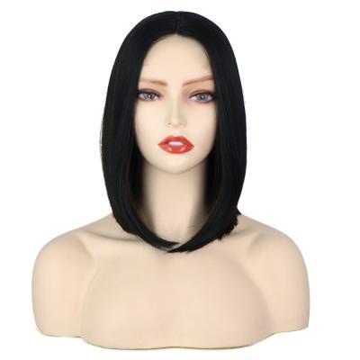 China Body Wave 12 Inch Dropshipping Short Bob Wigs Synthetic Hair Lace Frontal Wigs For Black Women for sale