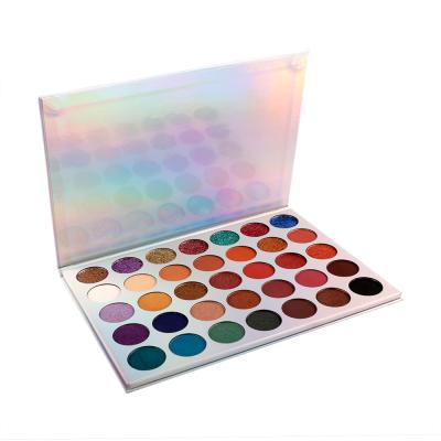 China High Quality Private Label Eyeshadow Makeup Cosmetics Customized Dye Waterproof Custom Glitter Eyeshadow Palette for sale