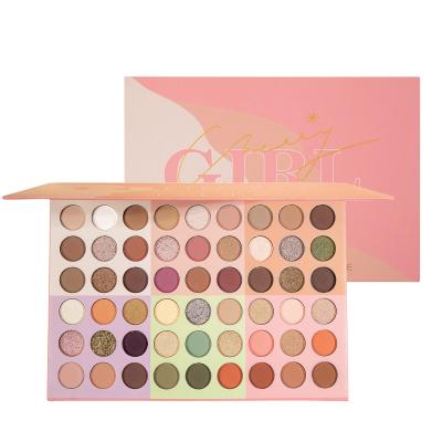 China 54 Colors Matte Shimmer High Pigment Glitter Waterproof Multicolor Makeup Palette Eyeshadow Cosmetic Eyeshadow for sale