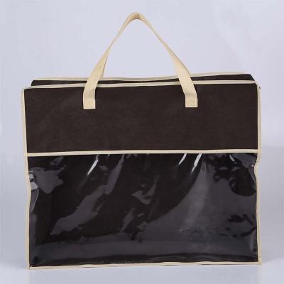 China Non Woven PVC Handled Portable Store Shopping Bag For Wholesales for sale