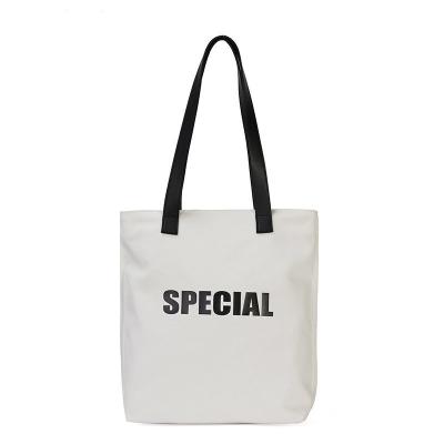 China Custom Logo Handled Knitted Shopping Trolley Tote Bag Cotton Fashion Women Hand Canvas Bags for sale