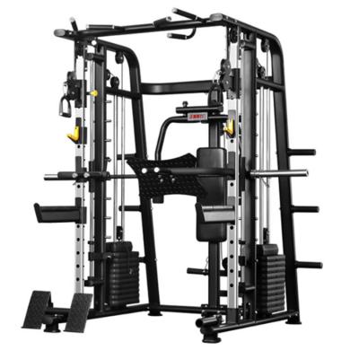 China Smith Machine Combination Home Fitness Universal Commercial Full Rise Strength Stand Multifunctional Gym Squat Equipment for sale