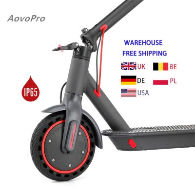 China Aovopro USA EU Warehouse Fashionable Drop Shipping Motor 31km/h Foldable Cheap Electric 2 Wheel Scooter Adult 350w High Speed for sale