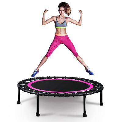 China Without Protective Net New Design Indoor Fitness Kids Safety Around Jumping Bed Mini Trampoline for sale