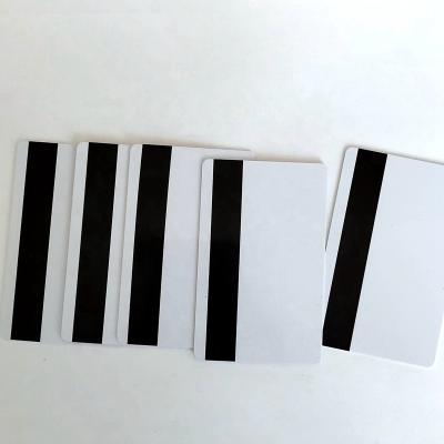 China 2023 waterproof/waterproof top sale product RFID Hico magnetic stripe IC card rfid tag white business card for sale