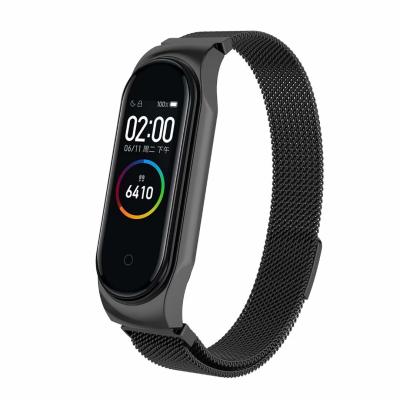 China 2021 Replacement Best Selling Fitness Stainless Steel Strap Smart Watch MI Band 5 Smart Band M5 for sale