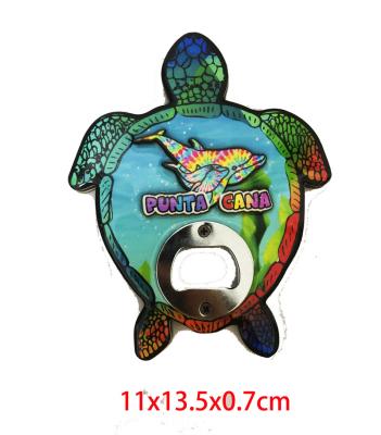 China Europe Wholesale souvenir gift turtle shape opener with magnet for sale