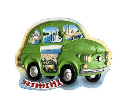 China Europe car shape beach design polyresin fridge magnet for sale