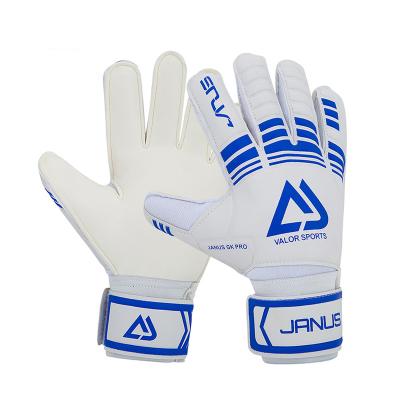 China Finger ProtectionÂ   Professional PVC Polyester Latex Goalkeeper Gloves Soccer Goalkeeper Gloves With Finger Protection for sale