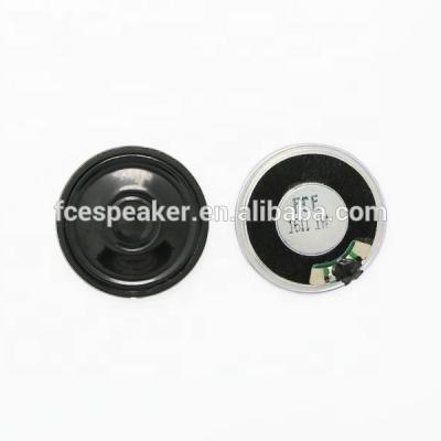 China Mini 36mm 16 ohm 1w mini mylar flat speaker with rohs compliant for sale