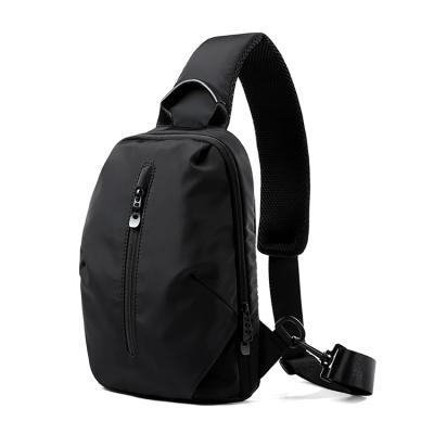 China Outdoor Working Oxford Waterproof Shoulder Sling Mini Custom Cross Oxford Body Bag Men Chest Front Bag Men for sale