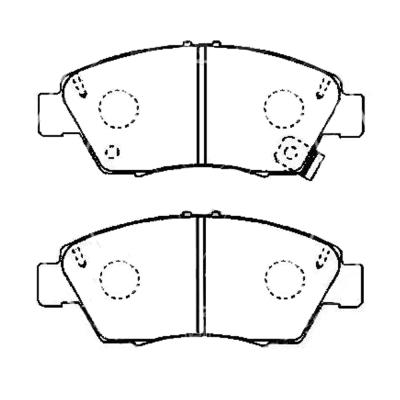 China High Quality Brake Pad Silent Factory Auto Parts Brake Pads For Different Country Car Brands for sale