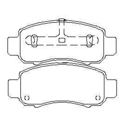 China Front Wheel Premium Ceramic Brake Pads Factory Brake Pad For Different Country Car Brands for sale