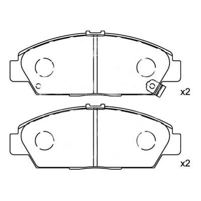 China High Quality Ceramic Brake Pad Muffler Brake Pads For Honda Rover for sale