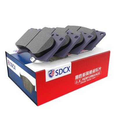 China SDCX Ceramic Premium Original Quality High Resistance Different Think Ness Brake Pads D797-7667/96253367 For Chevrolet Aveo DB1370/ for sale