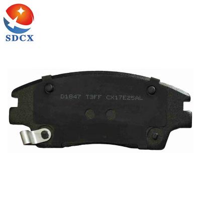 China Noise Dust Friendly SDCX Low Rotor Brake Pad D1847-9075/58101-D3A00/58101-D7A10/58101F2A50 For HYUNDAI Tucson 2016 for sale