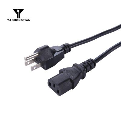 China Home Appliance 250V 2.5A Europe Plug 2Pins AC Power Cable Laptop Charger 3 Pin India New for sale