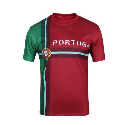 China OEM Logo Men Team Custom Sublimation Sports Anti-wrinkle Football Wear T-shirts Custom Soccer Jersey for sale