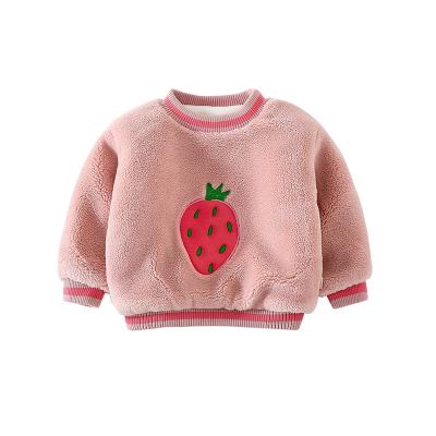 China Good Quality Soft Hot Selling Long Sleeve Kids Coat Sweatshirt Fleece Pullover for sale