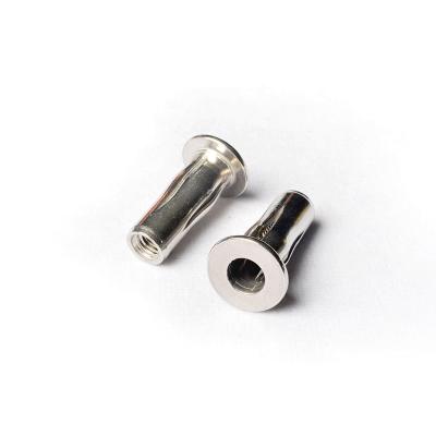 China Heavy Industry Oxidation Finish M3M12 Head Triple Blind Rivet Nuts Flat Rivet Nut for sale