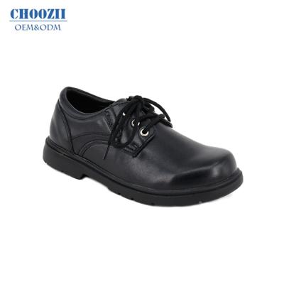 China Choozii Comfort Oxford School Shoes Boys Kids Anti-slippery Stylish Shoes Black for sale