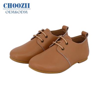 China Hot Sales Choozii Anti-slippery Children Oxford Shoes for Boys Girls Outdoor Causal Genuine Leather Oxford Shoes for sale