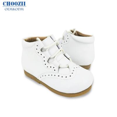 China Choozii White Kids Junior Toddler Winter Ankle Boots Real Leather Kids Girls Unique Hard Anti-slippery Boys for sale