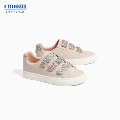 China Designer Choozii Sneaker Flat Running Trainers Shoes Woman Comfortable Casual Anti-slippery Glitter Fashions Outdoor Walking for sale