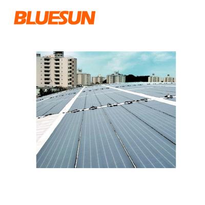 China Bluesun Cigs 100w 150w 200w 250w 300w Flexible Photovoltaic Solar Panel Updated Efficiency 166mmx166mm for sale