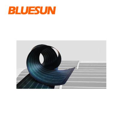 China Hot sale 370w 360w 350w 355w thin film fags rolling solar panel flexible fags solar PV cell 166mmx166mm for sale